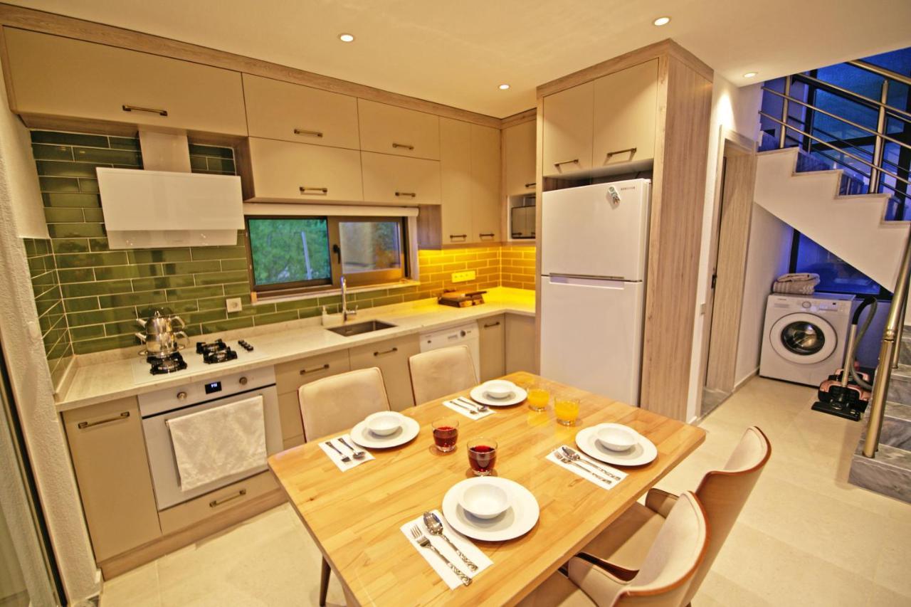 Villa With A Private Heated Pool, Jacuzzi, Overlooking Spectacular Views Of The Sea Kas Exterior foto