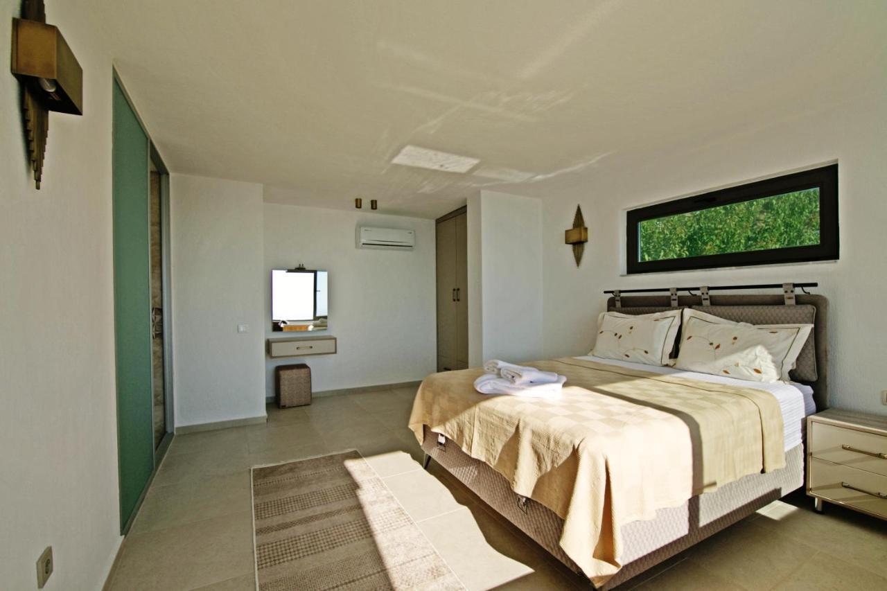 Villa With A Private Heated Pool, Jacuzzi, Overlooking Spectacular Views Of The Sea Kas Exterior foto
