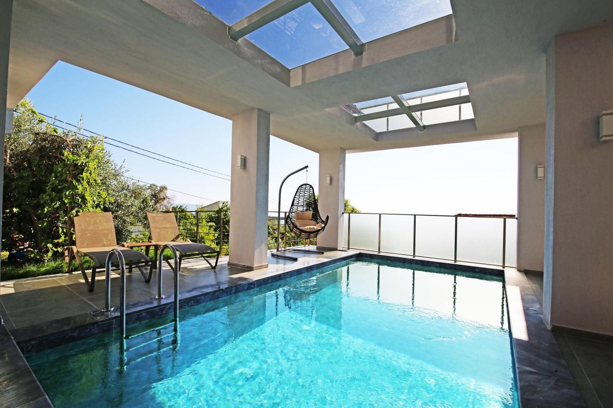 Villa With A Private Heated Pool, Jacuzzi, Overlooking Spectacular Views Of The Sea Kas Exterior foto