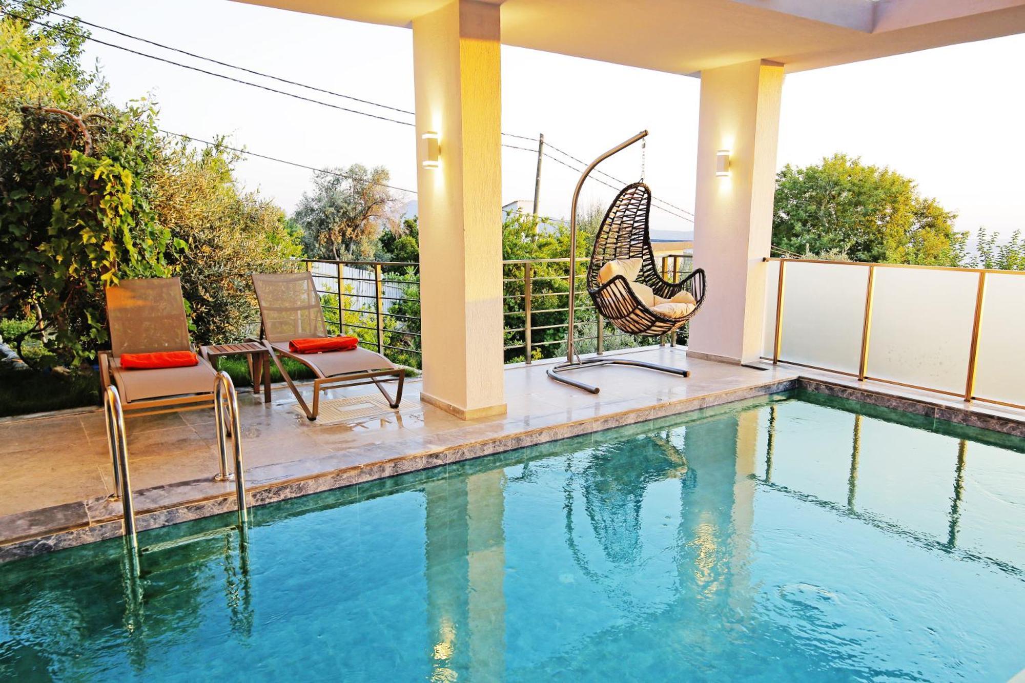 Villa With A Private Heated Pool, Jacuzzi, Overlooking Spectacular Views Of The Sea Kas Exterior foto