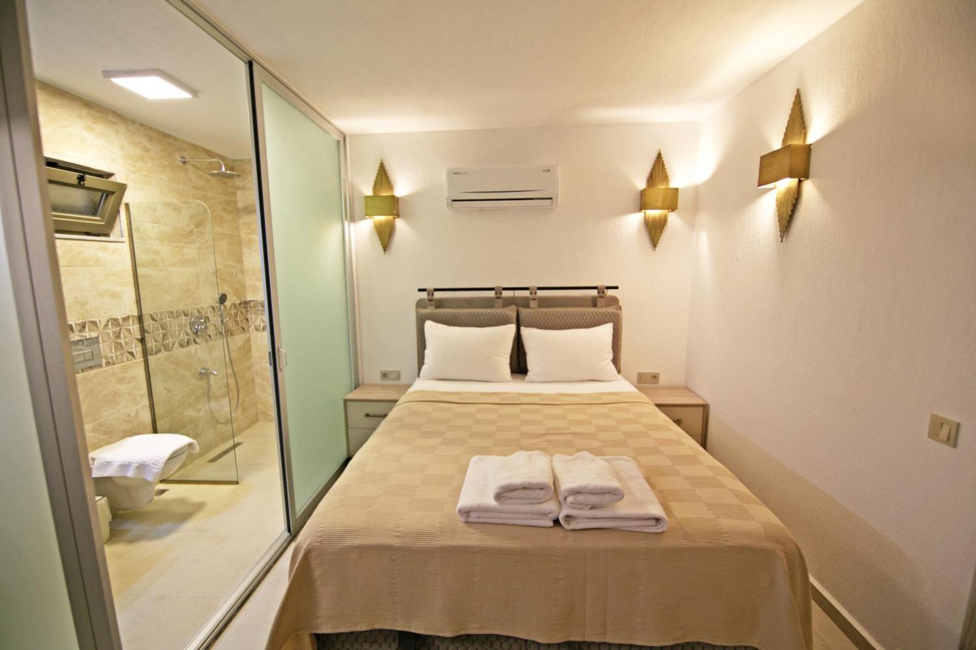 Villa With A Private Heated Pool, Jacuzzi, Overlooking Spectacular Views Of The Sea Kas Exterior foto
