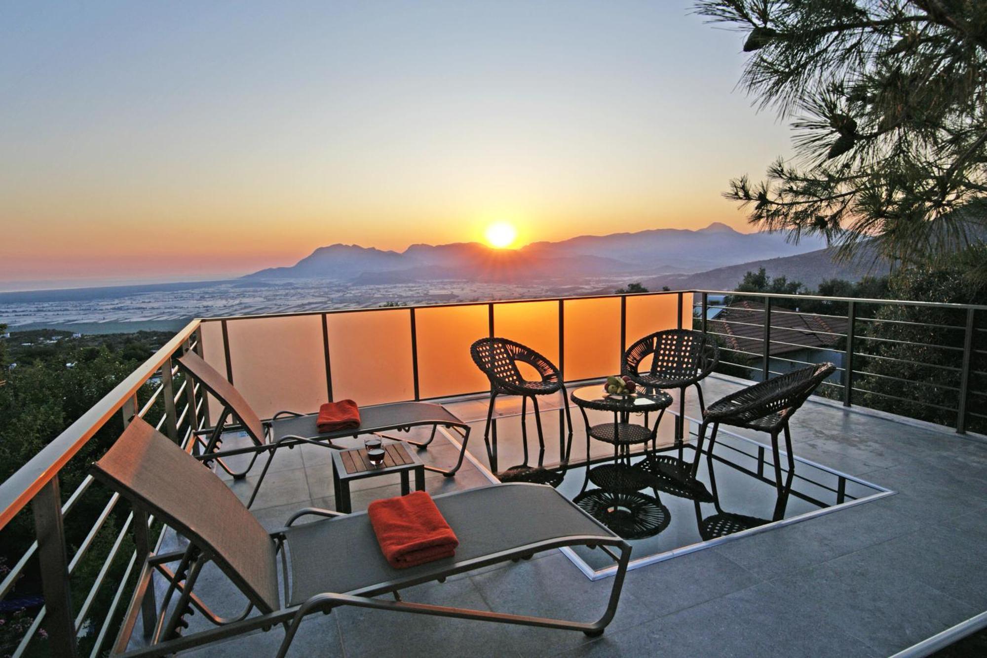 Villa With A Private Heated Pool, Jacuzzi, Overlooking Spectacular Views Of The Sea Kas Exterior foto